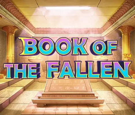 Book of the Fallen slot visual from Pragmatic Play available on casinon1bet.de