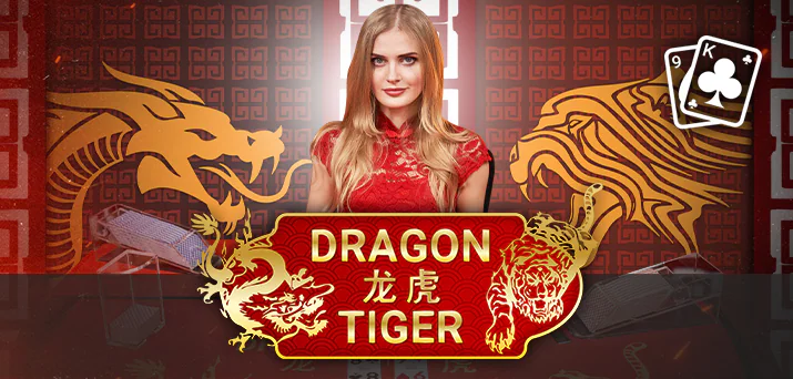 Dragon Tiger slot visual from Evolution available on casinon1bet.de