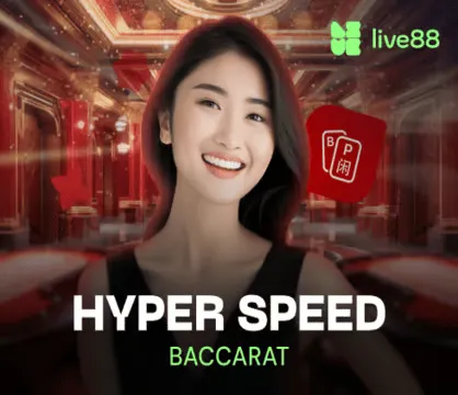 Hyper Speed Baccarat logo – Live Shows by Evolution at N1bet