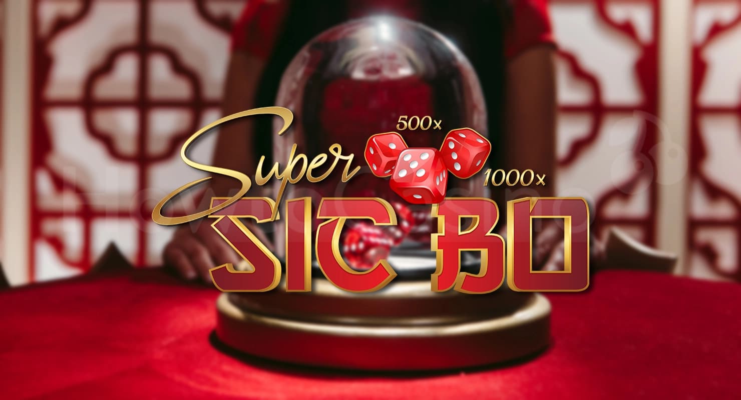 Super Sic Bo slot logo by Evolution at N1bet